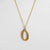 Casual Simple Style Letter Stainless Steel Plating Gold Plated Silver Plated Necklace