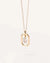 Casual Simple Style Letter Sterling Silver Plating Inlay Zircon Pendant Necklace