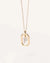 Casual Simple Style Letter Sterling Silver Plating Inlay Zircon Pendant Necklace