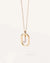 Casual Simple Style Letter Sterling Silver Plating Inlay Zircon Pendant Necklace