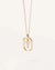 Casual Simple Style Letter Sterling Silver Plating Inlay Zircon Pendant Necklace