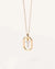 Casual Simple Style Letter Sterling Silver Plating Inlay Zircon Pendant Necklace