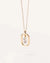 Casual Simple Style Letter Sterling Silver Plating Inlay Zircon Pendant Necklace