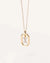 Casual Simple Style Letter Sterling Silver Plating Inlay Zircon Pendant Necklace