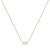 Casual Simple Style Number Stainless Steel Plating Inlay Zircon Gold Plated Pendant Necklace