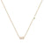 Casual Simple Style Number Stainless Steel Plating Inlay Zircon Gold Plated Pendant Necklace