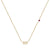 Casual Simple Style Number Stainless Steel Plating Inlay Zircon Gold Plated Pendant Necklace