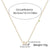 Casual Simple Style Number Stainless Steel Plating Inlay Zircon Gold Plated Pendant Necklace