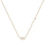 Casual Simple Style Number Stainless Steel Plating Inlay Zircon Gold Plated Pendant Necklace