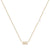 Casual Simple Style Number Stainless Steel Plating Inlay Zircon Gold Plated Pendant Necklace