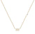 Casual Simple Style Number Stainless Steel Plating Inlay Zircon Gold Plated Pendant Necklace