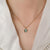 Casual Simple Style Oval Titanium Steel Plating Inlay Opal Pendant Necklace