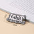 Casual Simple Style Pin Letter Alloy Enamel Unisex Brooches