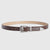 Casual Simple Style Solid Color Imitation Leather Alloy Women's Leather Belts