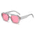 Casual Simple Style Solid Color Leopard Ac Polygon Full Frame Women's Sunglasses