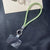 Casual Simple Style Solid Color Net Rope Rhinestone Mobile Phone Lanyard Keychain