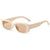 Casual Simple Style Solid Color Pc Square Full Frame Women's Sunglasses