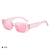 Casual Simple Style Solid Color Pc Square Full Frame Women's Sunglasses