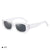 Casual Simple Style Solid Color Pc Square Full Frame Women's Sunglasses