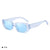 Casual Simple Style Solid Color Pc Square Full Frame Women's Sunglasses