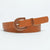 Casual Simple Style Solid Color Pu Leather Alloy Women's Leather Belts