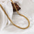 Casual Simple Style Solid Color Stainless Steel 18k Gold Plated Necklace