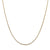 Casual Simple Style Solid Color Stainless Steel 18k Gold Plated Necklace