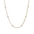 Casual Simple Style Solid Color Stainless Steel 18k Gold Plated Necklace