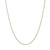 Casual Simple Style Solid Color Stainless Steel 18k Gold Plated Necklace