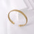 Casual Simple Style Solid Color Stainless Steel Plating Bangle