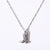 Casual Simple Style Solid Color Titanium Steel Plating Inlay Rhinestones 18k Gold Plated Pendant Necklace