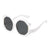 Casual Simple Style Streetwear Geometric Ac Oval Frame Full Frame Women's Sunglasses