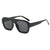 Casual Simple Style Streetwear Geometric Ac Square Full Frame Women's Sunglasses