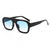 Casual Simple Style Streetwear Geometric Ac Square Full Frame Women's Sunglasses