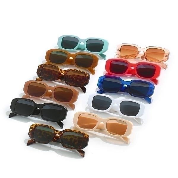 Casual Simple Style Streetwear Geometric Pc Square Full Frame Women's Sunglasses