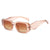 Casual Simple Style Streetwear Geometric Pc Square Full Frame Women's Sunglasses