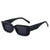 Casual Solid Color Ac Oval Frame Full Frame Women's Sunglasses