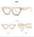 Casual Solid Color Ac Polygon Frameless Optical Glasses