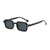 Casual Solid Color Ac Square Full Frame Women's Sunglasses