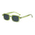 Casual Solid Color Ac Square Full Frame Women's Sunglasses