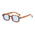 Casual Solid Color Ac Square Full Frame Women's Sunglasses