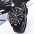 Casual Solid Color Buckle Quartz Men's Watches