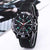 Casual Solid Color Buckle Quartz Men's Watches