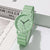 Casual Solid Color Buckle Quartz Women's Watches