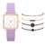 Casual Solid Color Buckle Quartz Women's Watches