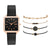 Casual Solid Color Buckle Quartz Women's Watches