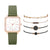 Casual Solid Color Buckle Quartz Women's Watches