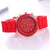 Casual Solid Color Buckle Quartz Women's Watches