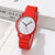 Casual Solid Color Buckle Quartz Women's Watches