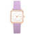 Casual Solid Color Buckle Quartz Women's Watches